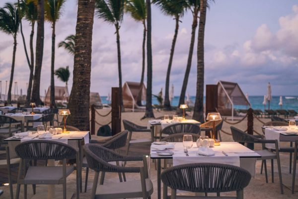 Playa y bar de Punta Cana