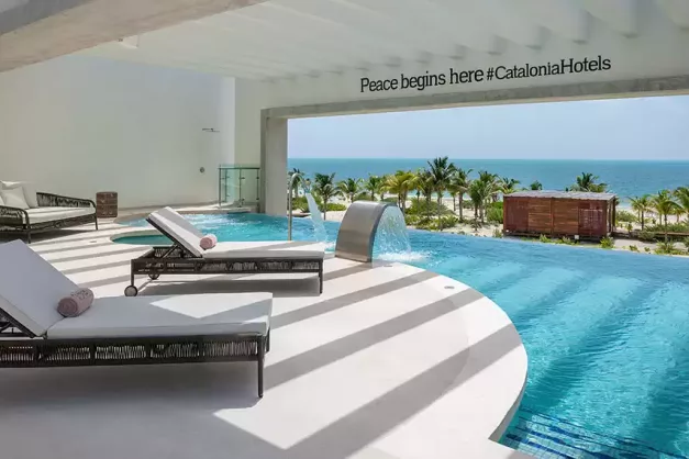 pileta de hotel cancún